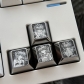 1U ESC / Arrow / WASD Titanium Alloy Artisan Keycaps Precision Pointillism for Mechanical Keyboard -Asuka Series